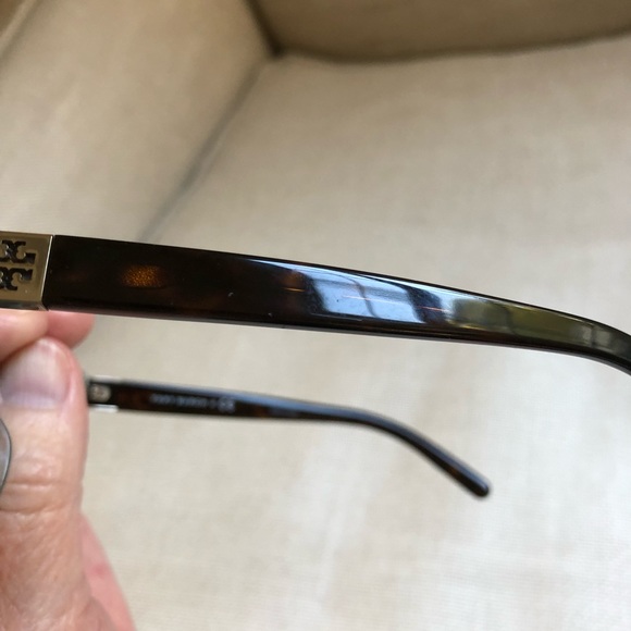 Tory Burch Sunglasses Round Turquoise EUC - Picture 10 of 11